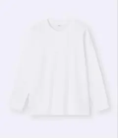 GU ソフトコットンクルーネック L