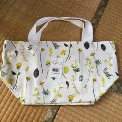 新品 フレンズヒル ランチバッグ 帆布 ボタニカル フラワー 花柄 