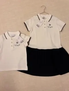 IENA ENFANT ポロシャツ・ワンピースセット　お揃い