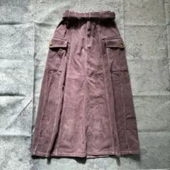 コーデュロイスカートM ノームコアカジュアル