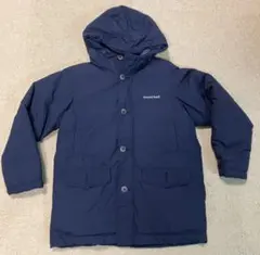 mont-bell キッズ ダウンコート 150 ネイビー