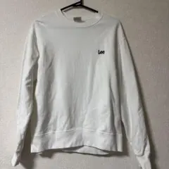 Lee ホワイト トレーナー Sサイズ バックプリント