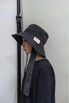THEATRE PRODUCTS 黒　BROWN NAME HAT　紐付きのサムネイル