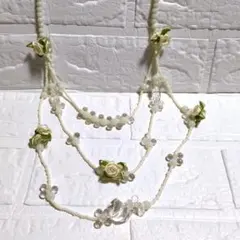 フラワーモチーフ ネックレス