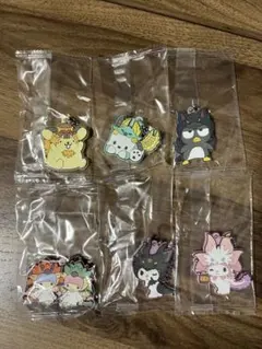 サンリオ×モンスターハンター　ラバーキーホルダー6点セット