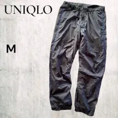 ユニクロ　ナイロンパンツ　黒　青　M 裏フリース　暖かい