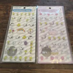 スヌーピーPUKUPUKU SEAL2枚セット