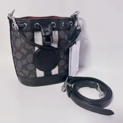 コーチ COACH ショルダーバッグ ジャガード デンプシー バケット