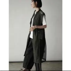 新品　ヤマダヤ　RADIATE メッシュ×ツイル切替ロングジレ