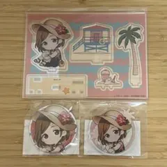 呪術廻戦 × まるくじ　釘崎 野薔薇　アクリルジオラマ　缶バッジ　アクキー