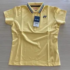 （新品）YONEX テニスウエア　ゲームシャツ ソフトイエロー Mのサムネイル