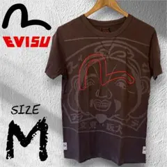 EVISU ハウスタグ ヱビス様ビッグフェイス Tシャツ Mのサムネイル