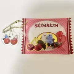 パペットスンスン シャカシャカ キャンディーチャーム チェリー