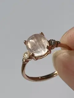 【天然石】リング　★クンツァイト★