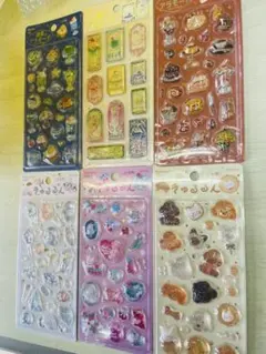 新品　BGMきゅるるんシール　6枚セット