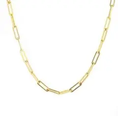 【セール】スクエアチェーンネックレス ゴールド 新品