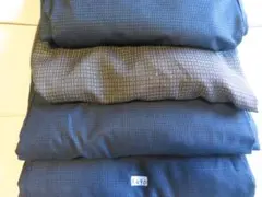 No.A490　古布の男物紬の着物と羽織　４枚