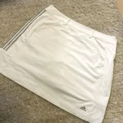adidas レディース ゴルフスカート ホワイト　Mサイズ