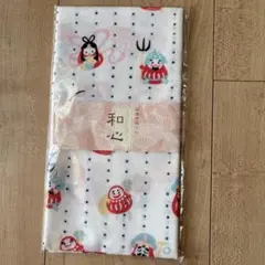 和風キャラクター 手ぬぐい コットン製