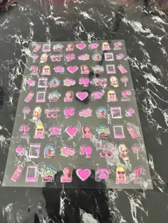 バービー ネイルシール