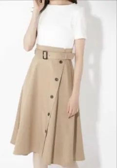 ドッキングトレンチディテールワンピース　NATURAL BEAUTY BASIC