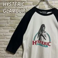282【コムドットやまと着用】ヒステリックグラマー☆ラグラン　七部丈Tシャツのサムネイル