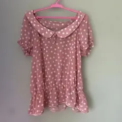 ドット柄シフォンブラウスのサムネイル