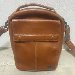 ナティーボ　レザー ショルダーバッグ ブラウン 2way