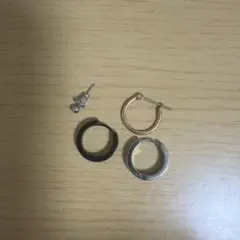 中古　ピアス　シルバー　ステンレス　まとめ売り4つ