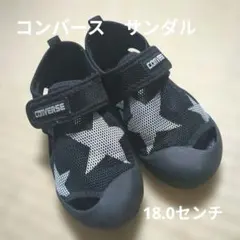 CONVERSE サンダル 18cm ブラックのサムネイル