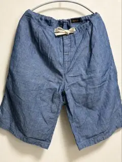 極美品】45R インディゴ デニム イージーワークパンツ ベイカーパンツ