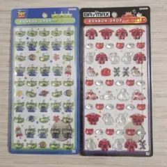 ボンボンドロップシールミニ　ベイマックス　リトルグリーンメン
