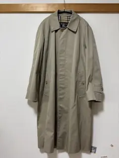 70s 英国製 Burberry's ステンカラーコート ノバチェック ベージュ