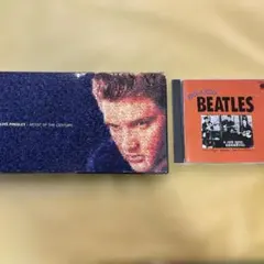 プレスリーとビートルズのCD2組セット計4枚