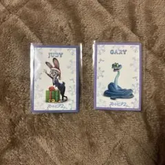 ズートピア2 特典　クリスマスカード　ジュディ　ゲイリー