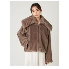 2025年AW 今季新作 新品未使用 ビッグカラーショートジャケット