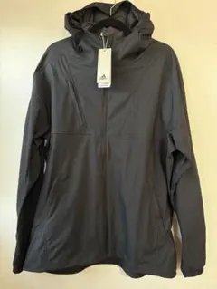 adidas ウィンドジャケット2XL ブラックデニム調