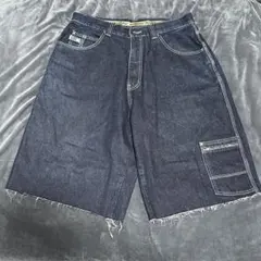 【Pelle Pelle】90s〜 デニムショーツ ジョーツ バギー 36サイズのサムネイル