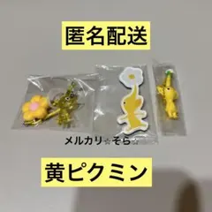 黄ピクミン　キャラマグネッツ・めじるしアクセサリー2・マスコットフルーツグミ1