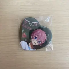 すとぷりさとみくん　 苺文化祭　黒板ハート缶バッジ