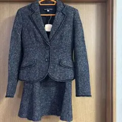 MICHEL KLEIN ツイードスーツ 38サイズ