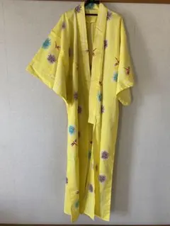 【最終値下げ】レディース　浴衣　身丈 約160cm& 作り帯セット