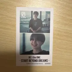 BE:FIRST MANATO 映画入場者特典フォトカード 第1弾