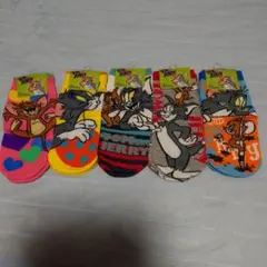 トムとジェリー　靴下　23cm〜25cm　5足セット