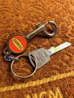 ヴィンテージ EDWINノベルティキーホルダー　1980年代　未使用　＆key