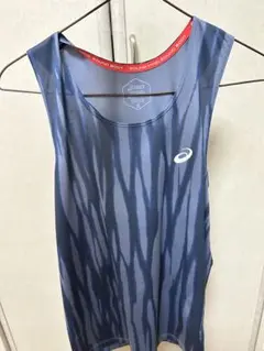 asics ストライプ タンクトップ XS
