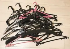 プラスチック製衣類ハンガーまとめ売り25本