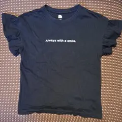 ELFINDOLL Tシャツ 120cm ブラック フリル袖のサムネイル