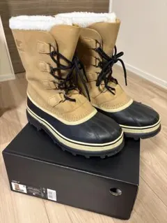 【一回着用のみ/極美品】SOREL カリブー/スノーブーツ ベージュ/27.0