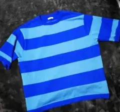 maillot マイヨ ワイドボーダー ハーフスリーブ Tシャツ コットン